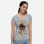 Adorable Sweetness-Womens-V-Neck-Tee-Weird & Punderful