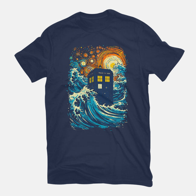 The Great Tardis-Womens-Fitted-Tee-kharmazero