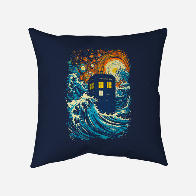 The Great Tardis-None-Non-Removable Cover w Insert-Throw Pillow-kharmazero