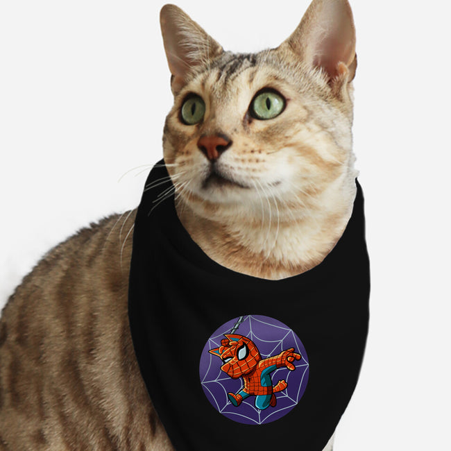 Spiderbluey-Cat-Bandana-Pet Collar-nickzzarto