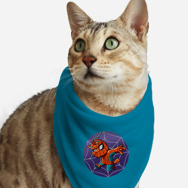 Spiderbluey-Cat-Bandana-Pet Collar-nickzzarto