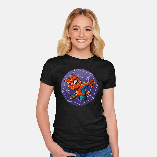 Spiderbluey-Womens-Fitted-Tee-nickzzarto