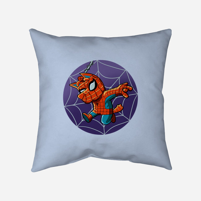 Spiderbluey-None-Non-Removable Cover w Insert-Throw Pillow-nickzzarto