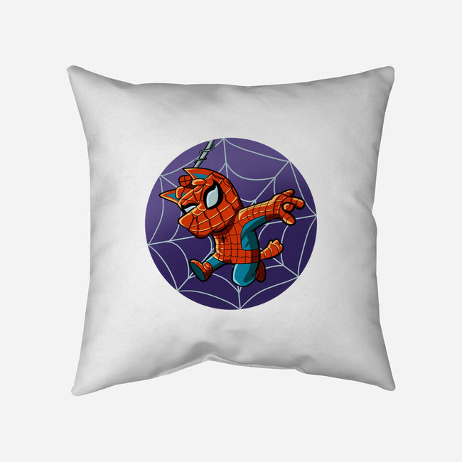 Spiderbluey-None-Non-Removable Cover w Insert-Throw Pillow-nickzzarto