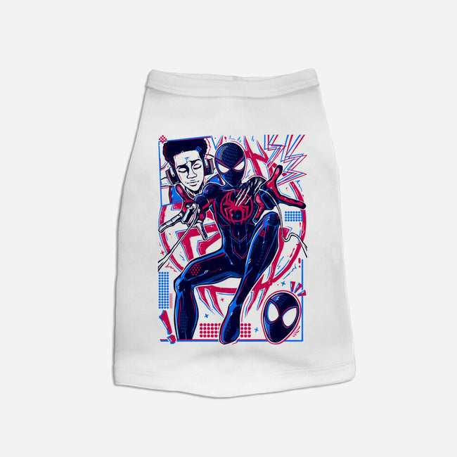 Spiderman Miles Morales-Dog-Basic-Pet Tank-Panchi Art