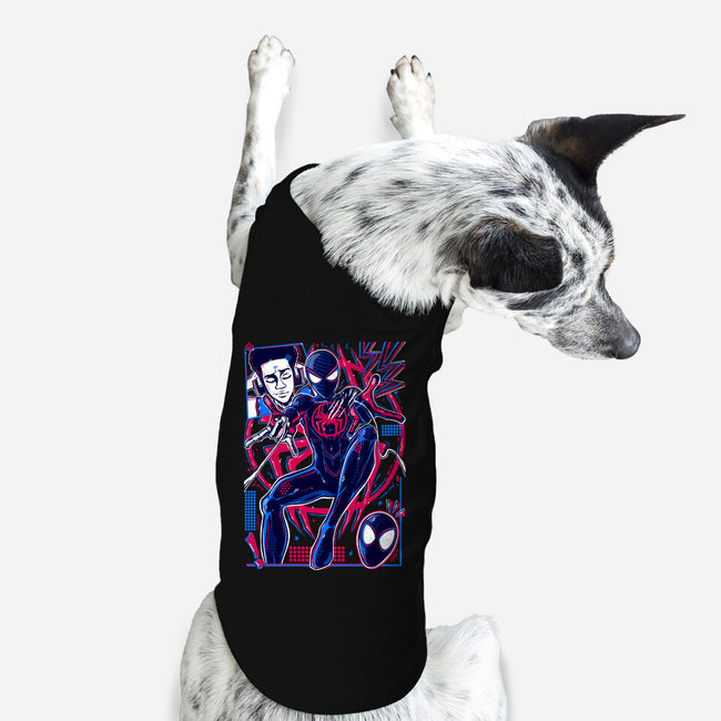 Spiderman Miles Morales-Dog-Basic-Pet Tank-Panchi Art