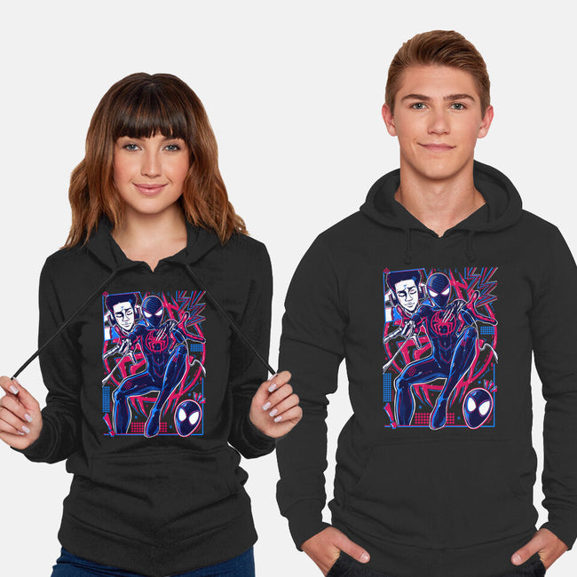 Spiderman Miles Morales-Unisex-Pullover-Sweatshirt-Panchi Art