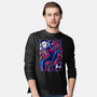 Spiderman Miles Morales-Mens-Long Sleeved-Tee-Panchi Art