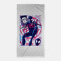 Spiderman Miles Morales-None-Beach-Towel-Panchi Art