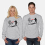 Shadow Battle-Unisex-Crew Neck-Sweatshirt-zascanauta