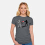 Shadow Battle-Womens-Fitted-Tee-zascanauta