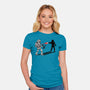 Shadow Battle-Womens-Fitted-Tee-zascanauta