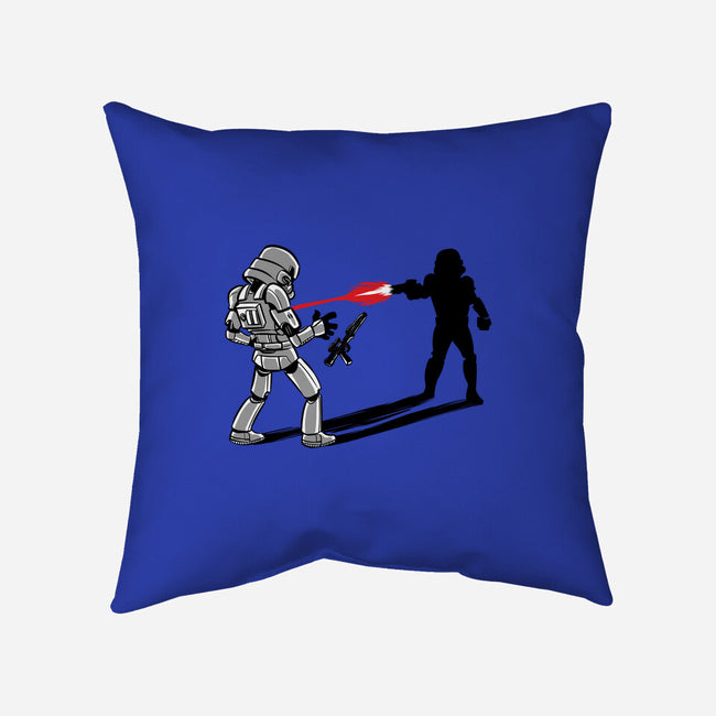 Shadow Battle-None-Removable Cover-Throw Pillow-zascanauta