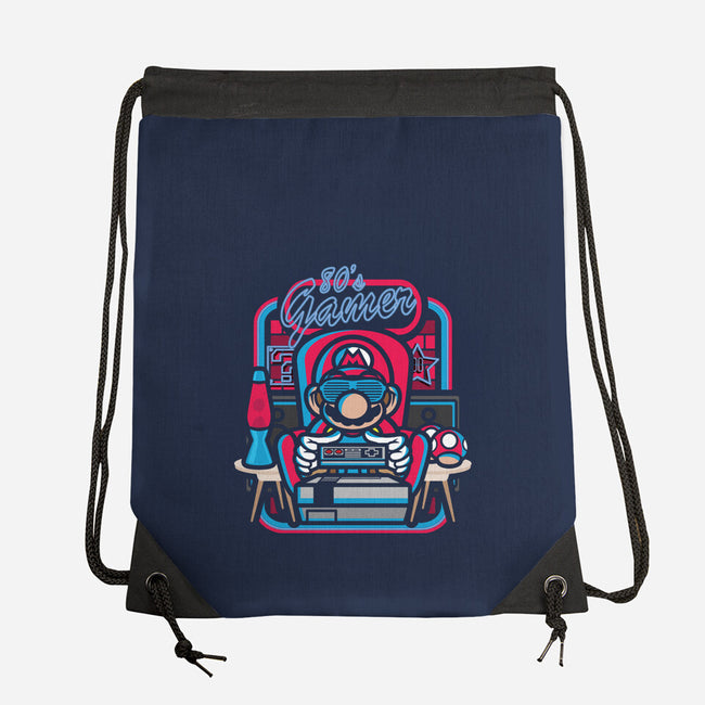 80s Gamer Room-None-Drawstring-Bag-jrberger