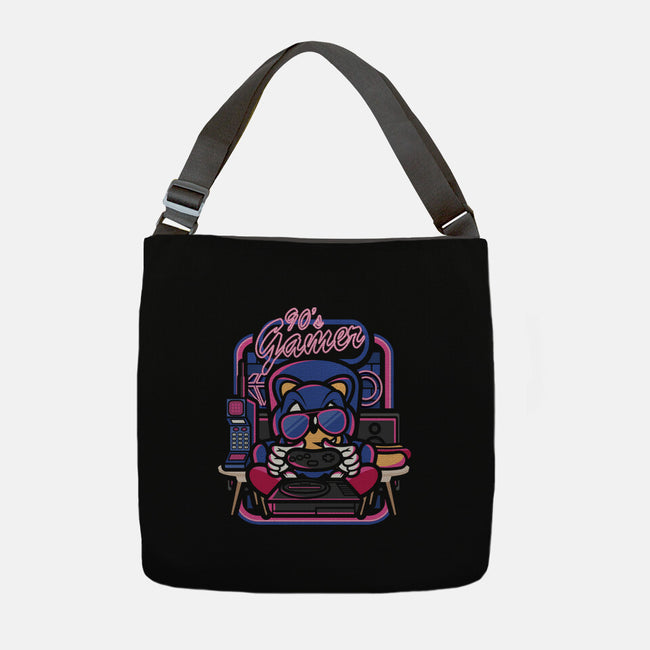 90s Gamer Room-None-Adjustable Tote-Bag-jrberger