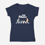 Family This Way-Womens-V-Neck-Tee-MaxoArt