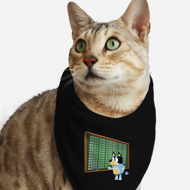 Best Dad Ever-Cat-Bandana-Pet Collar-MaxoArt