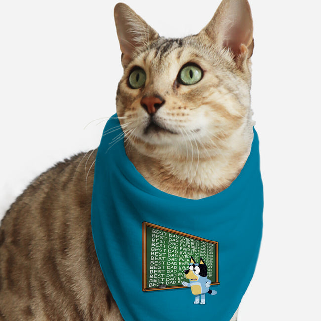 Best Dad Ever-Cat-Bandana-Pet Collar-MaxoArt