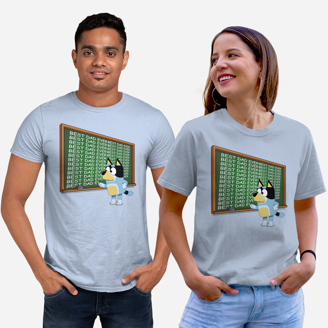 Best Dad Ever-Unisex-Basic-Tee-MaxoArt