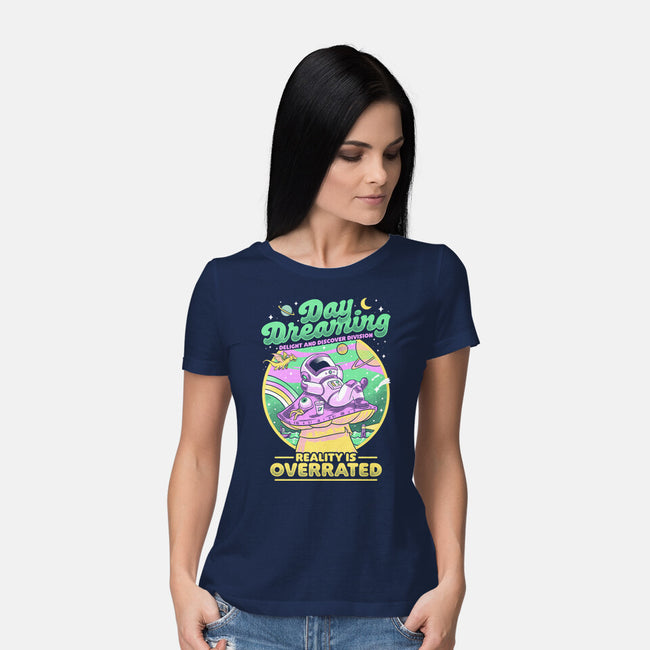 Daydream Astronaut-Womens-Basic-Tee-Studio Mootant