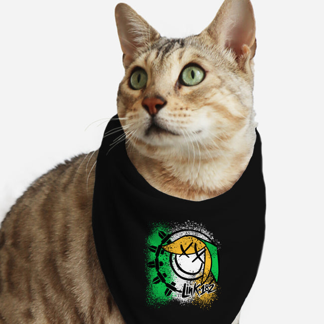 Hyrulean Pop Punk Is Not Dead-Cat-Bandana-Pet Collar-Aarons Art Room