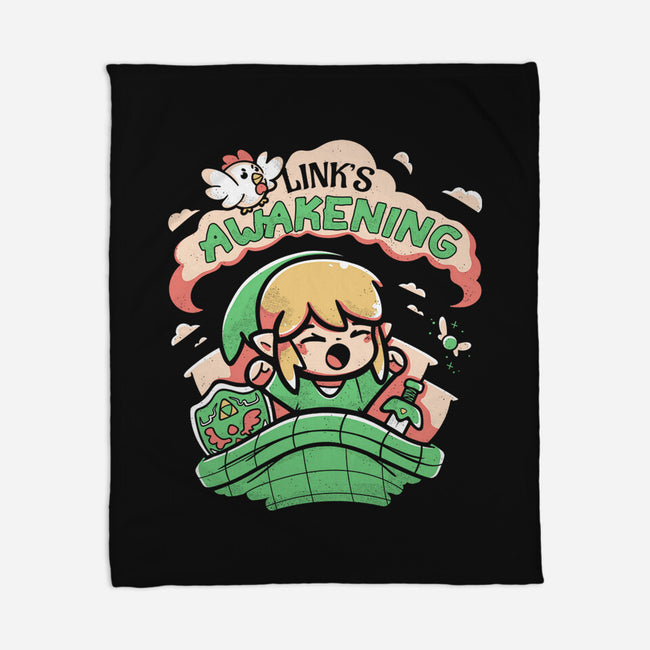 Link's Awakening-None-Fleece-Blanket-Ca Mask