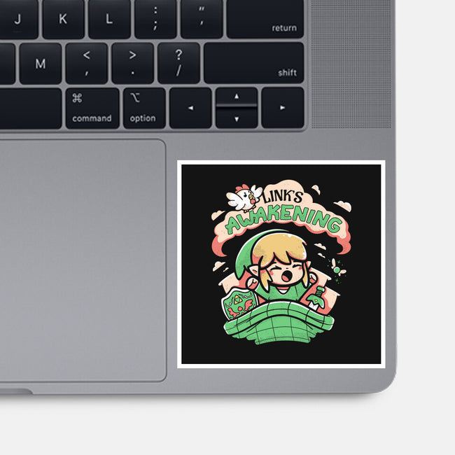 Link's Awakening-None-Glossy-Sticker-Ca Mask