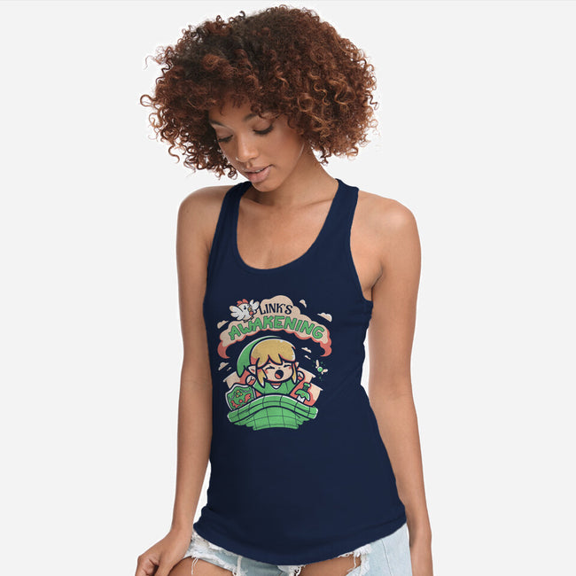 Link's Awakening-Womens-Racerback-Tank-Ca Mask