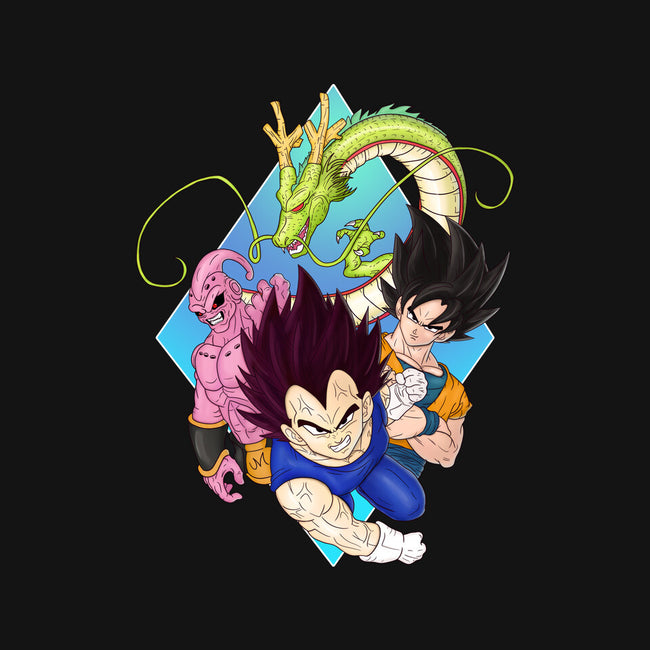 Dragon Ball Crew-Womens-Basic-Tee-MaxoArt