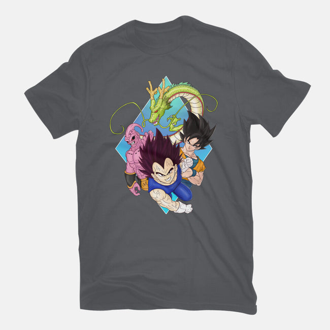 Dragon Ball Crew-Womens-Basic-Tee-MaxoArt