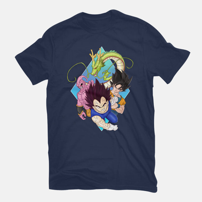 Dragon Ball Crew-Womens-Basic-Tee-MaxoArt