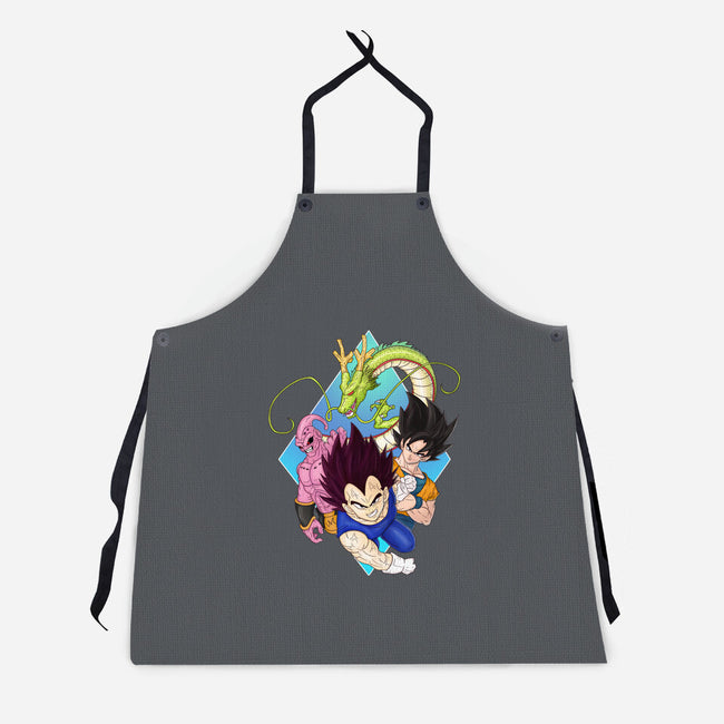 Dragon Ball Crew-Unisex-Kitchen-Apron-MaxoArt