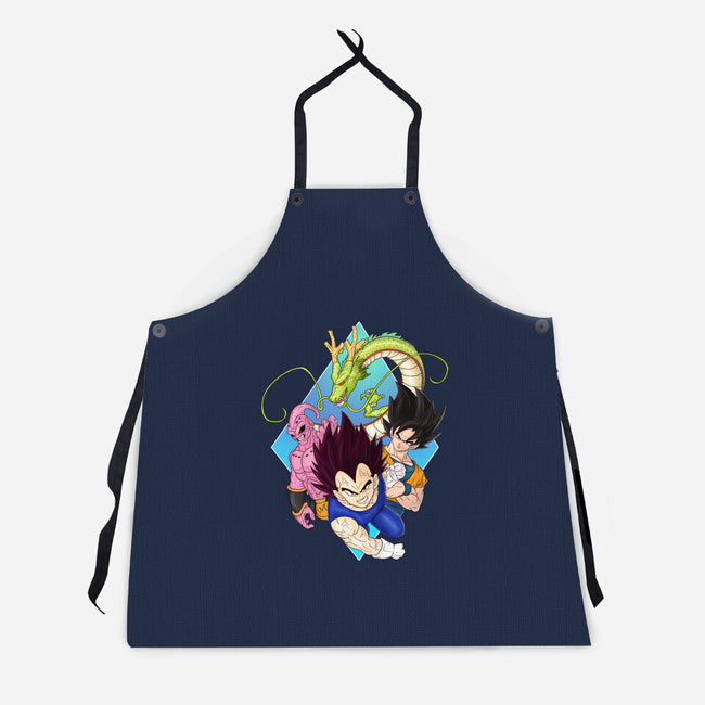 Dragon Ball Crew-Unisex-Kitchen-Apron-MaxoArt