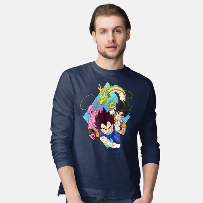 Dragon Ball Crew-Mens-Long Sleeved-Tee-MaxoArt