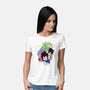 Dragon Ball Crew-Womens-Basic-Tee-MaxoArt