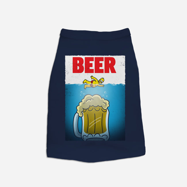 D'oh Beer-Dog-Basic-Pet Tank-Barbadifuoco