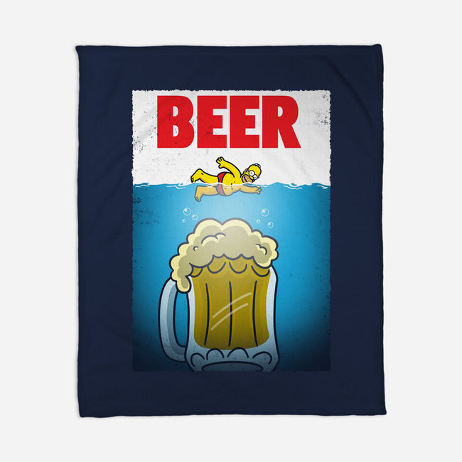 D'oh Beer-None-Fleece-Blanket-Barbadifuoco