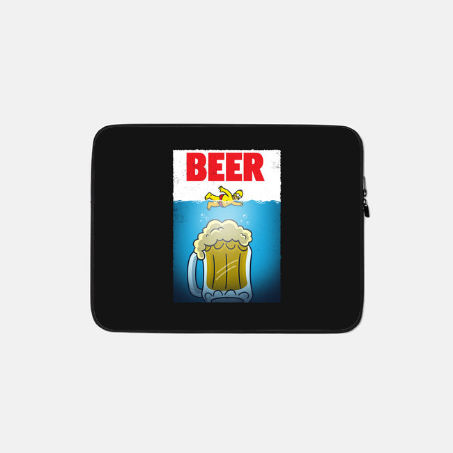 D'oh Beer-None-Zippered-Laptop Sleeve-Barbadifuoco