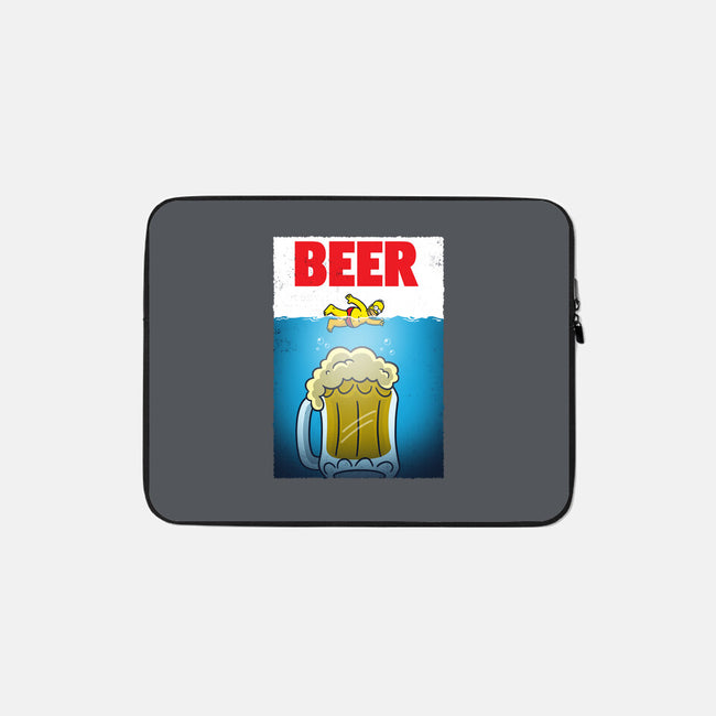 D'oh Beer-None-Zippered-Laptop Sleeve-Barbadifuoco