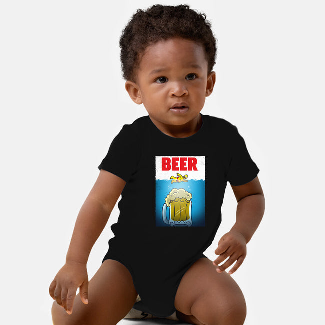 D'oh Beer-Baby-Basic-Onesie-Barbadifuoco