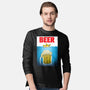 D'oh Beer-Mens-Long Sleeved-Tee-Barbadifuoco