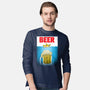 D'oh Beer-Mens-Long Sleeved-Tee-Barbadifuoco