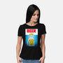 D'oh Beer-Womens-Basic-Tee-Barbadifuoco