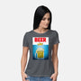 D'oh Beer-Womens-Basic-Tee-Barbadifuoco