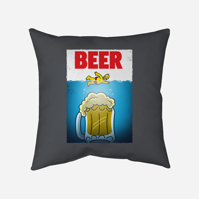 D'oh Beer-None-Removable Cover w Insert-Throw Pillow-Barbadifuoco