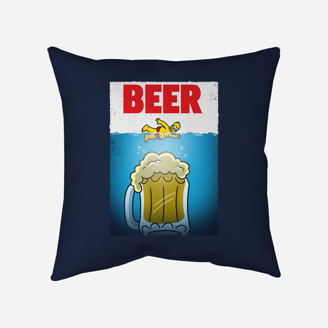 D'oh Beer-None-Removable Cover-Throw Pillow-Barbadifuoco