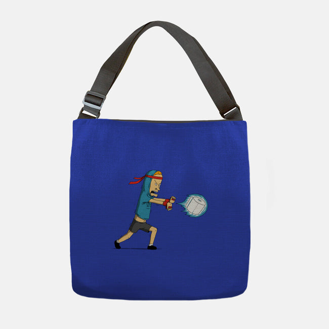 Stupid Fighter-None-Adjustable Tote-Bag-pigboom