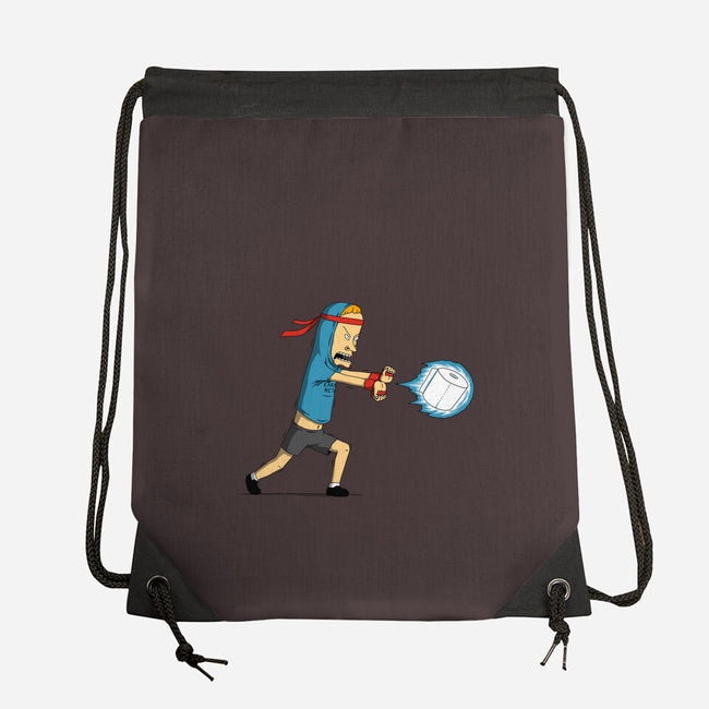 Stupid Fighter-None-Drawstring-Bag-pigboom