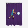 Stupid Fighter-None-Polyester-Shower Curtain-pigboom
