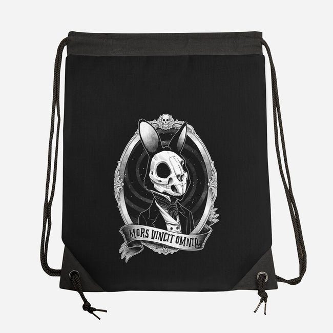 Gothic Rabbit-None-Drawstring-Bag-Studio Mootant